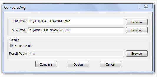 autocad drawing compared dwg