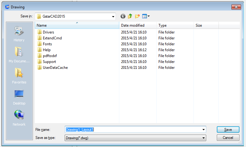 autocad export layout command dialog box