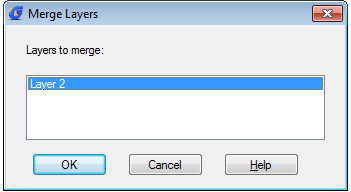 autocad merge layer dialog box