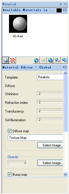 autocad material command