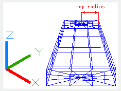 autocad mesh command top radius