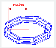 autocad mesh command -radius