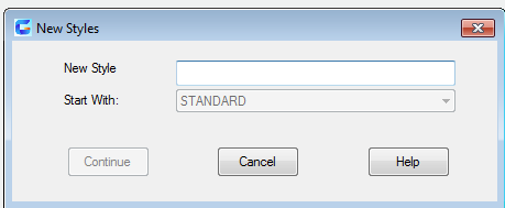 autocad command mlstyle dialog box