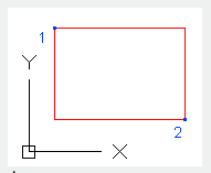 autocad command rectang