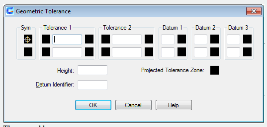 autocad tolerance command - insert diameter symbol