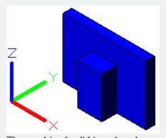 autocad command union - combined solid is a closed space formed 2