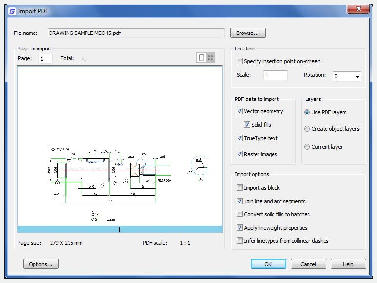 PDF Import