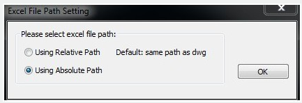 excel file path setting